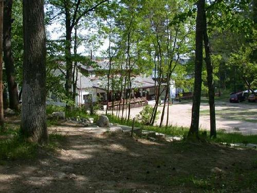 Dive center in Kulka, lake Lesk,  Poland